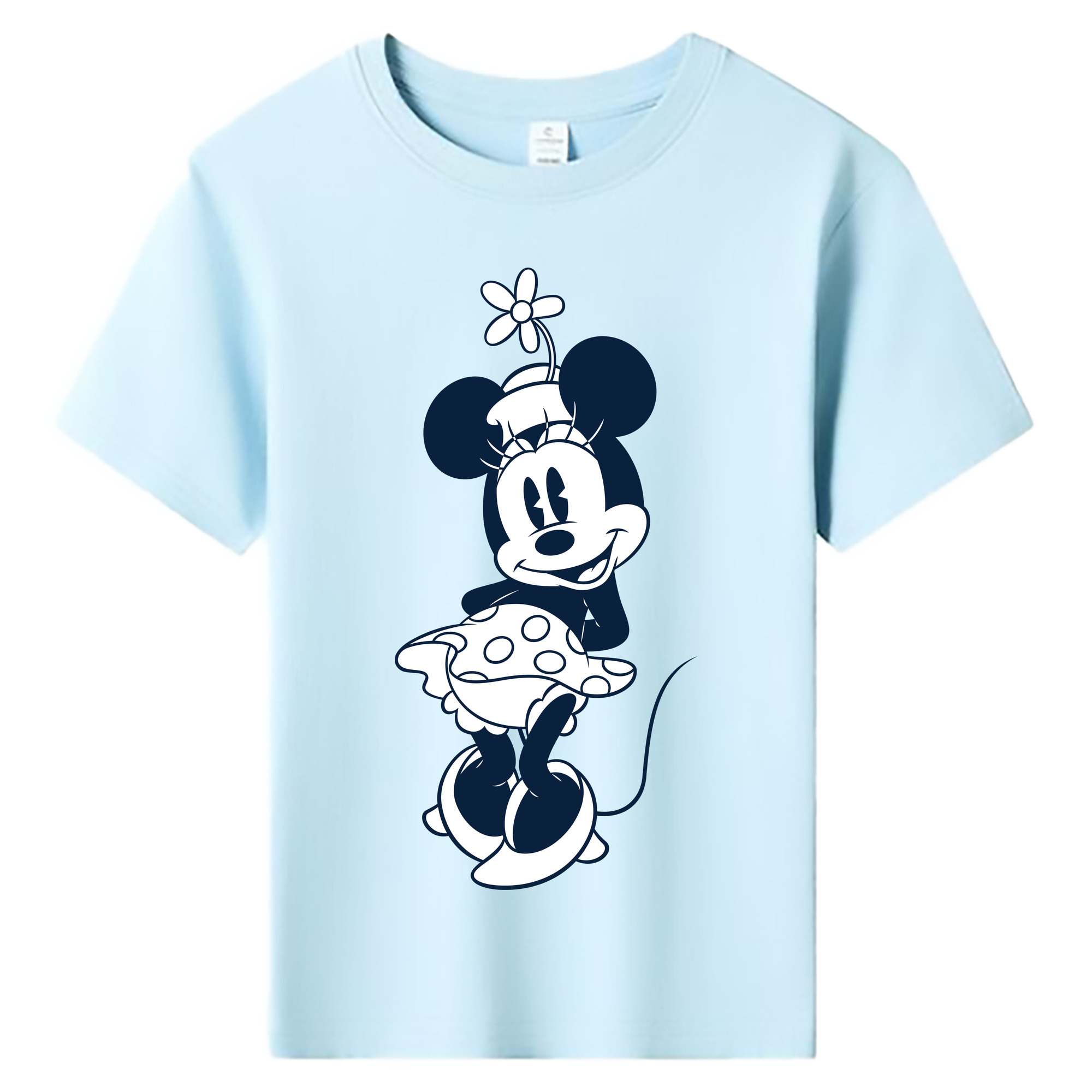 ミッキーマウス Mickey Mouse 綿100％キッズTシャツ（フロントプリント）